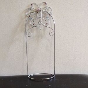 Silver Butterfly Stand
